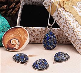 Lapis lazuli taşı kolye