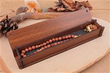 Ahap tesbih kutusu-Ahap kolye kutusu-Ahap bileklik kutusu-Ahap bilezik kutusu-Hediyelik ahap kutu