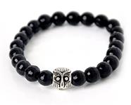 Oniks tal erkek bileklik