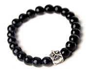 Oniks tal erkek bileklik